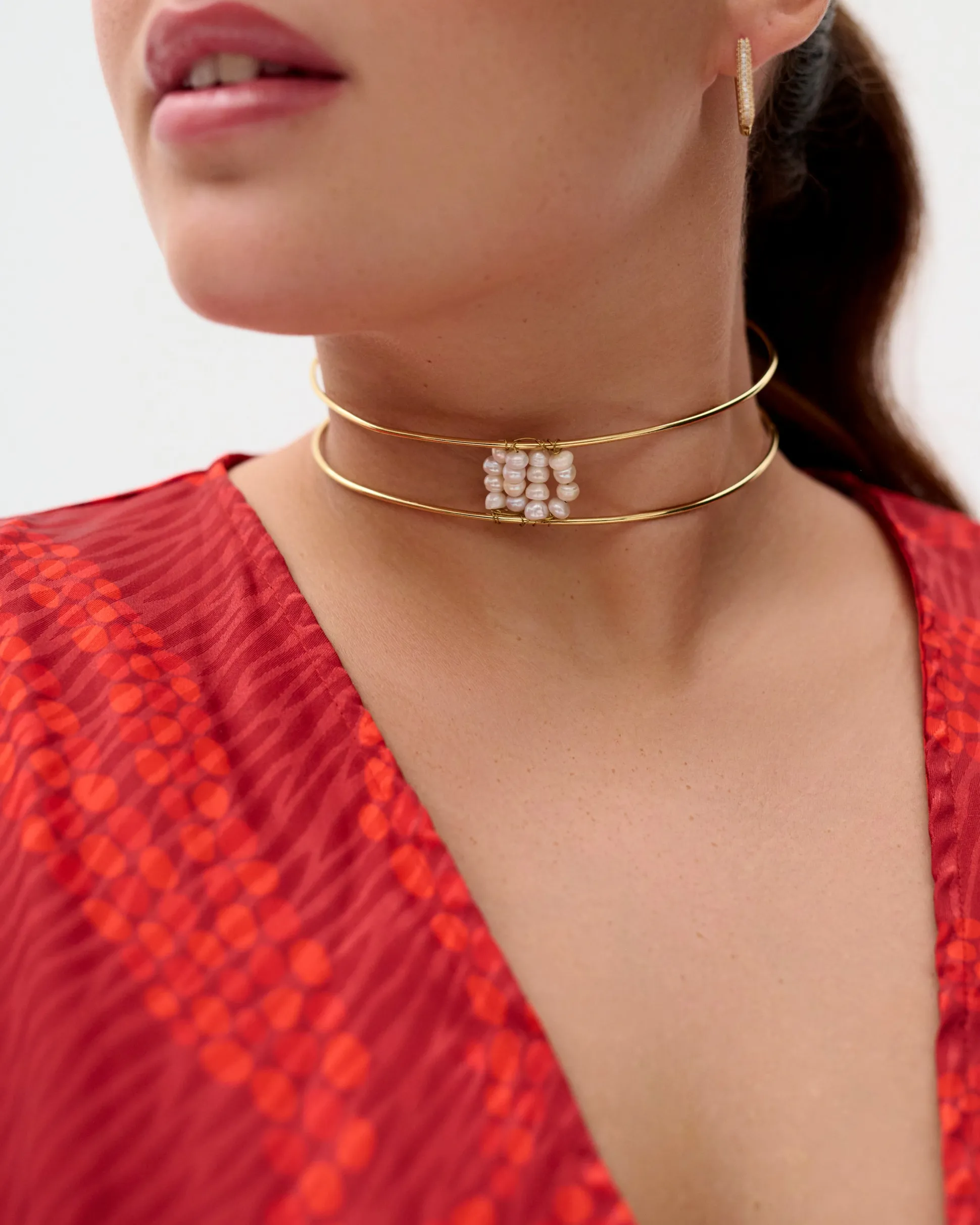 Choker Doble Aro De Olivia & Cloe