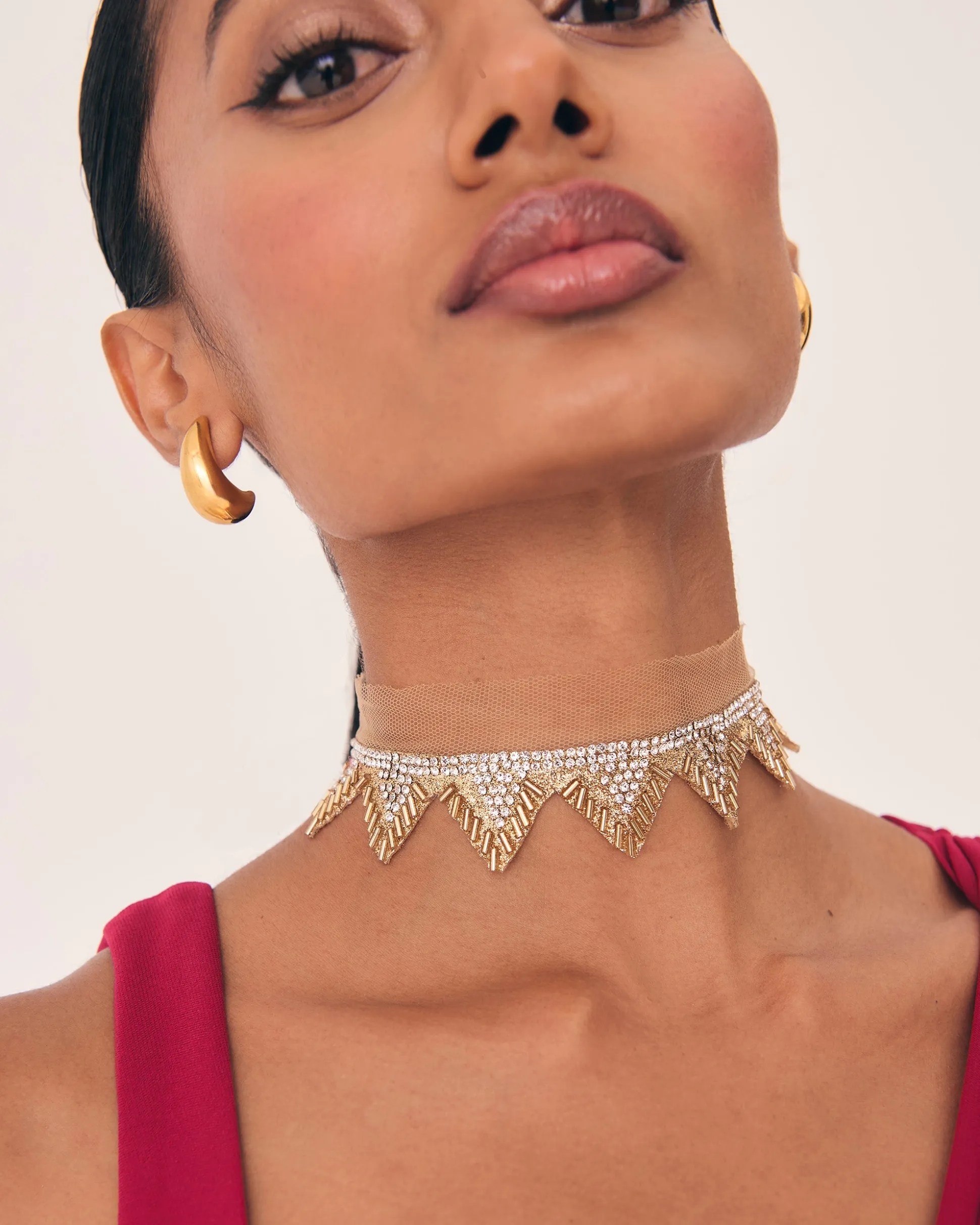 Choker Triangle De Strawberry Fanatic