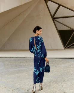 Vestido Boheme Nenúfar Azul