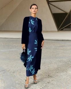 Vestido Boheme Nenúfar Azul