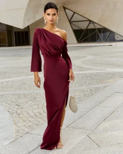 Vestido Siracusa Burdeos
